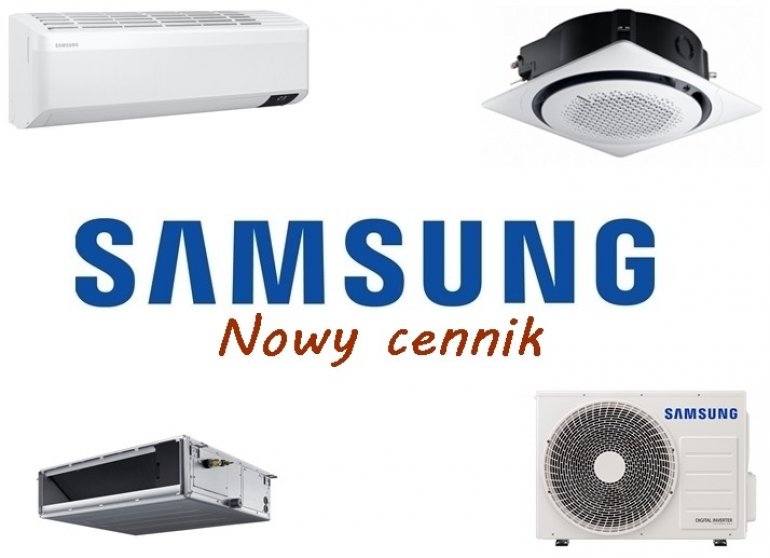 Nowy cennik urządzeń firmy Samsung