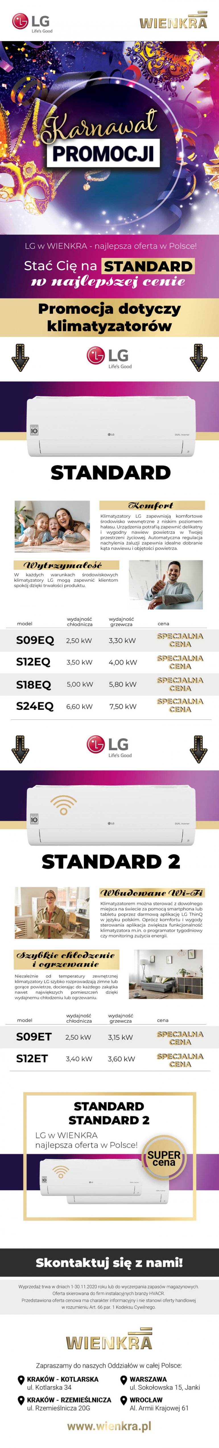 Karnawał promocji: LG STANDARD i STANDARD 2