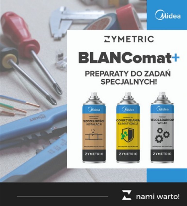 Specjalna oferta dla firm instalacyjnych. Do zakupu jednostek ściennych serii BLANC dodajemy preparaty do zadań specjalnych.