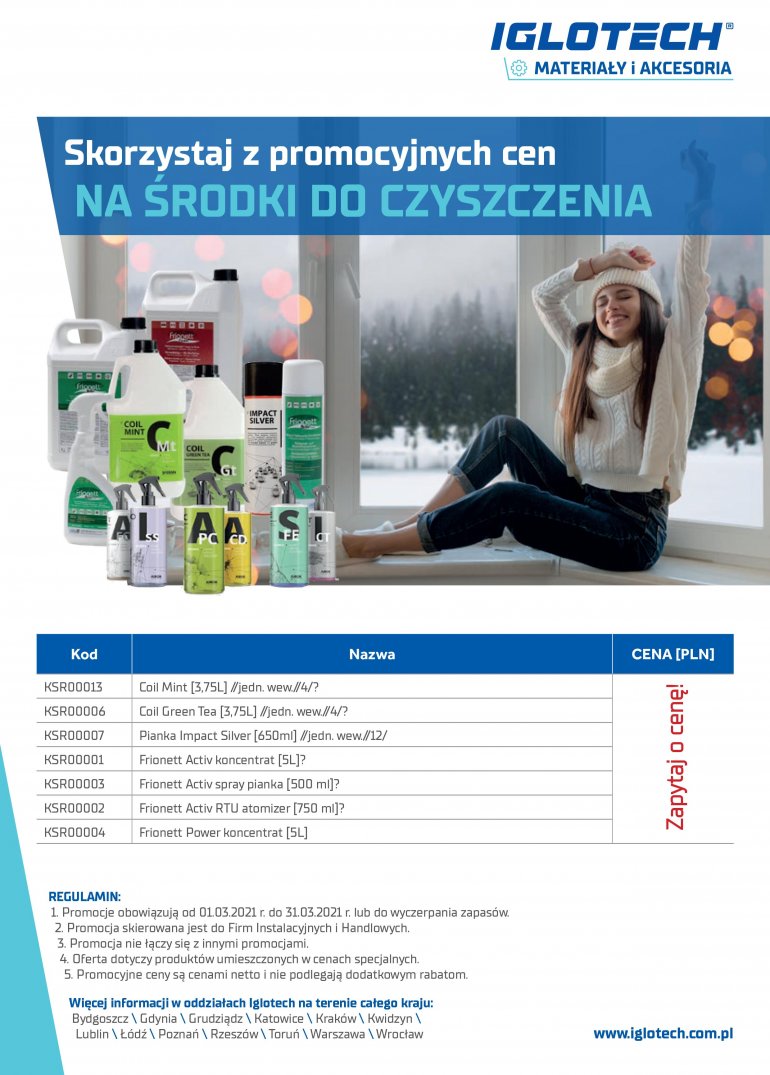 Skorzystaj z promocyjnych cen na środki do czyszczenia