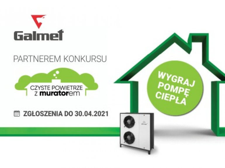 Wygraj pompę ciepła Galmet