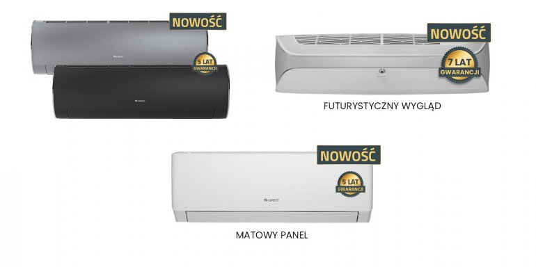 Nowe klimatyzatory Gree 2021 w Alfaco