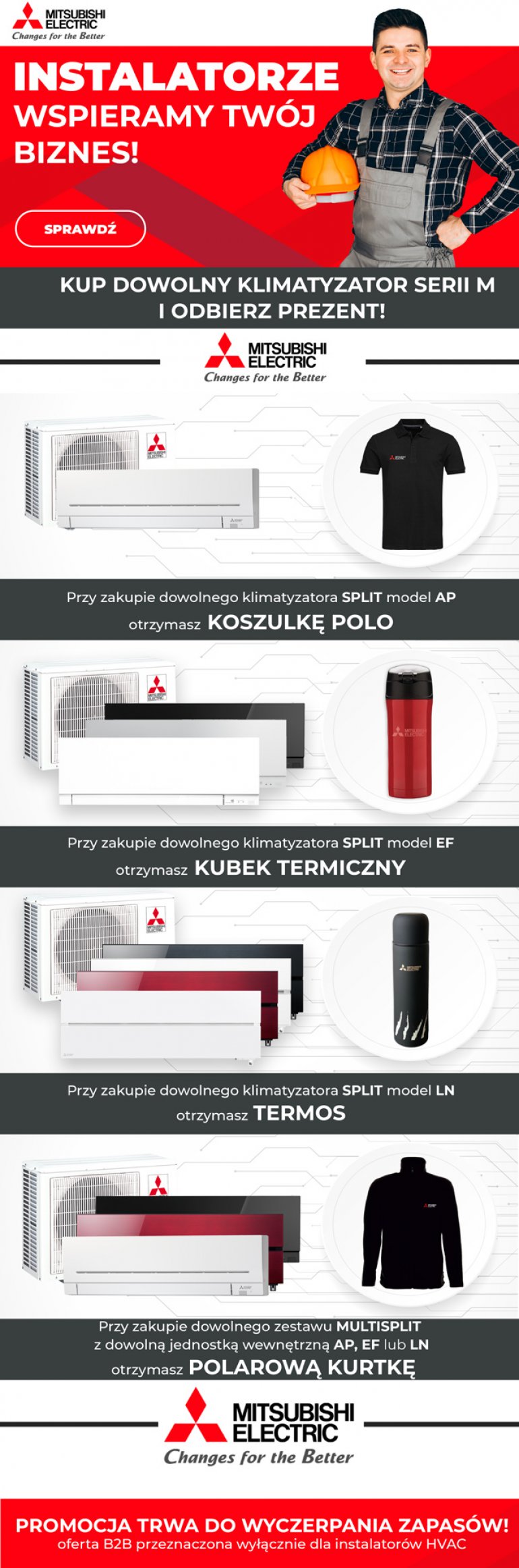 Prezenty od MITSUBISHI ELECTRIC! Sprawdź co otrzymasz!