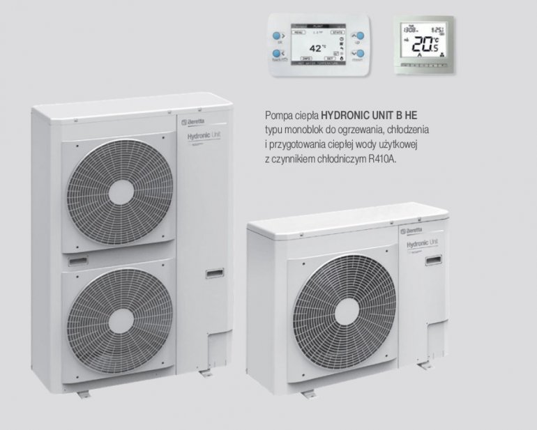 Nowa gama produktów – pompy ciepła powietrze-woda Hydronic Unit B HE