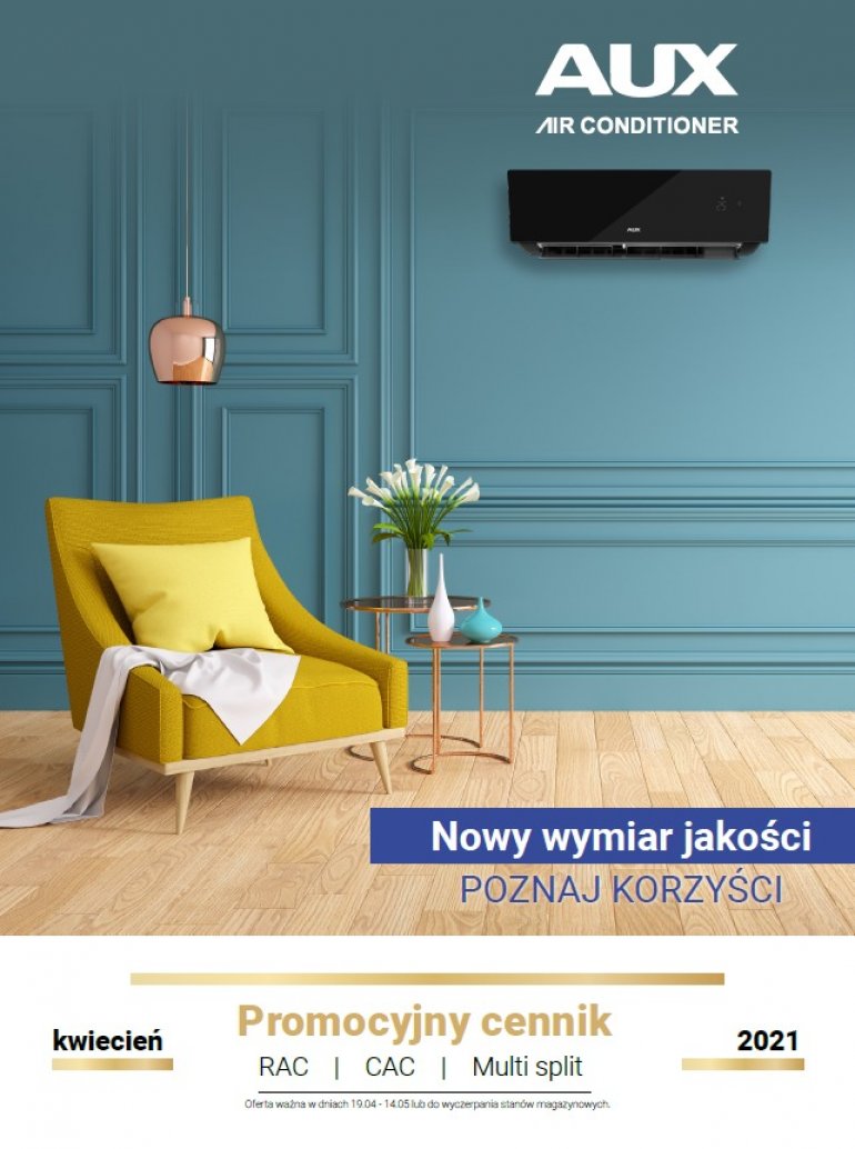Promocyjny cennik AUX – Kwiecień 2021