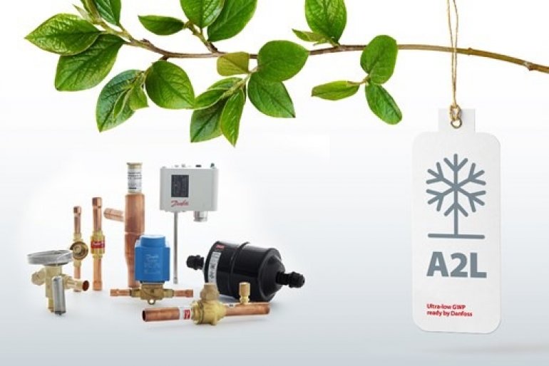Pełny asortyment zaworów i komponentów liniowych marki Danfoss gotów na R454C, R455A i R1234yf