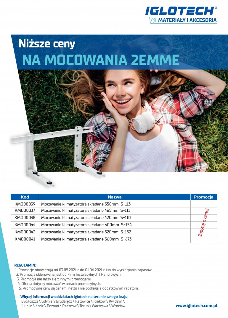 Niższe ceny NA MOCOWANIA 2EMME