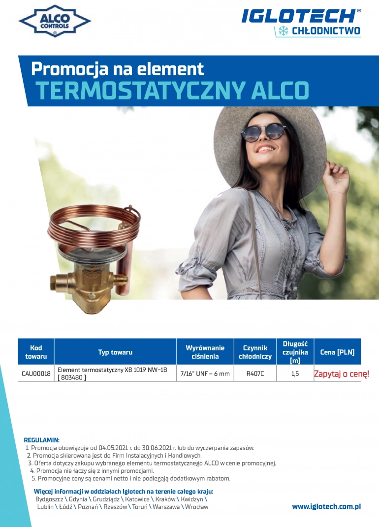 Promocja na element termostatyczny Alco