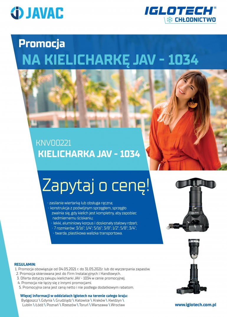 Promocja na KIELICHARKĘ JAV - 1034