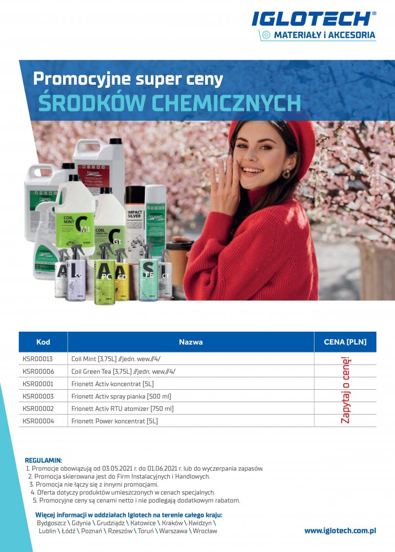 Promocyjne super ceny środków chemicznych