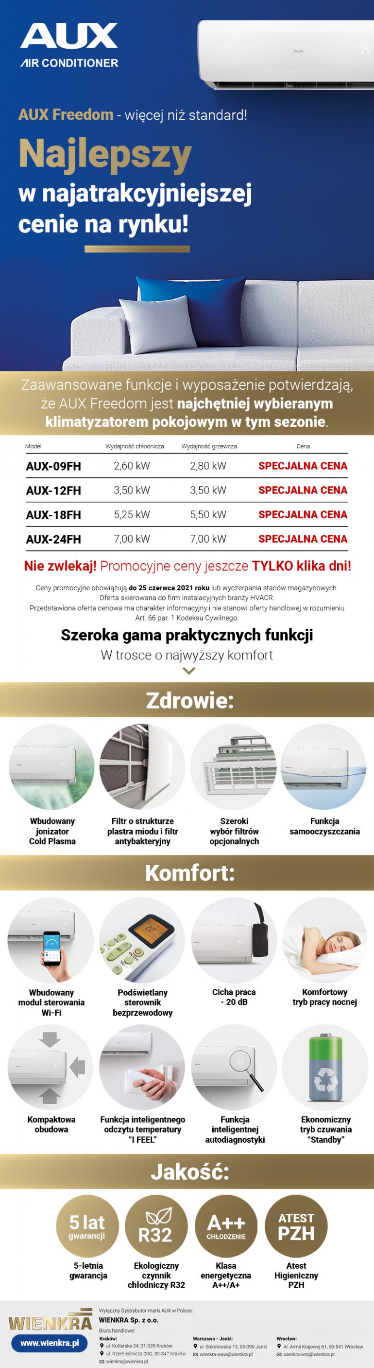 AUX Freedom - więcej niż standard