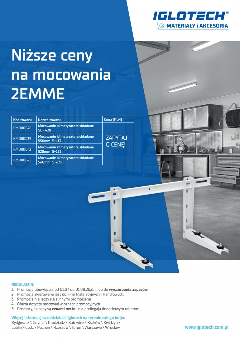Niższe ceny na mocowania 2EMME