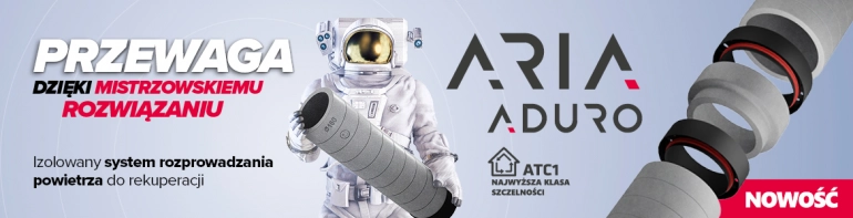 Heatpex Aria Aduro - system rozprowadzania powietrza do rekuperacji