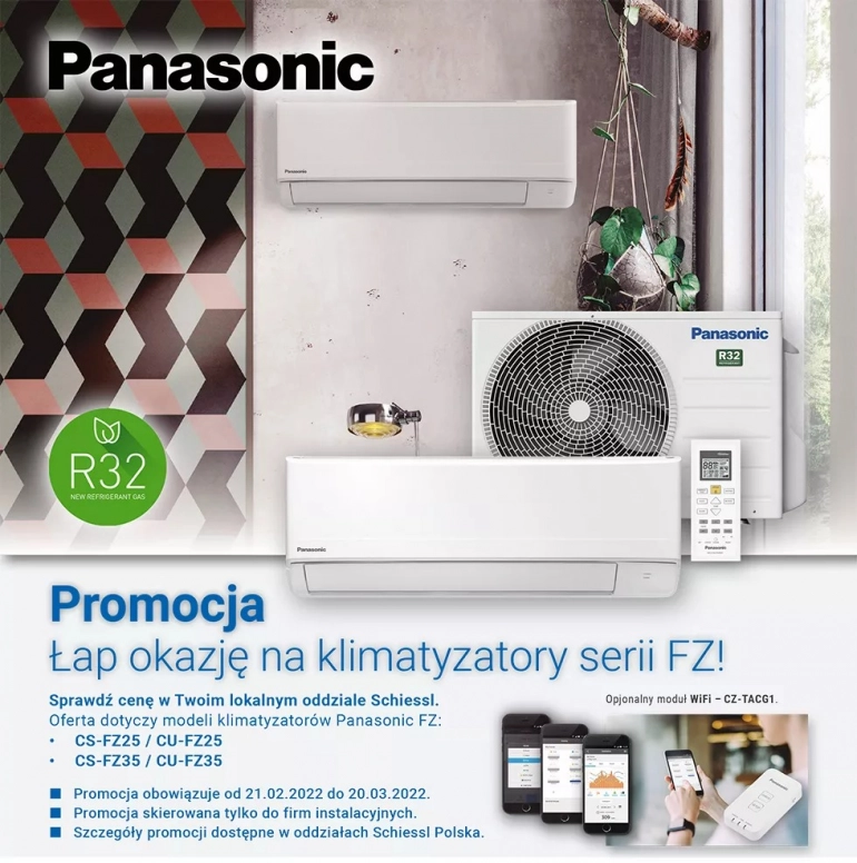 Łap okazję na klimatyzatory Panasonic serii FZ