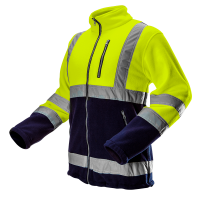 Bluza polarowa ostrzegawcza, żółta, rozmiar L
