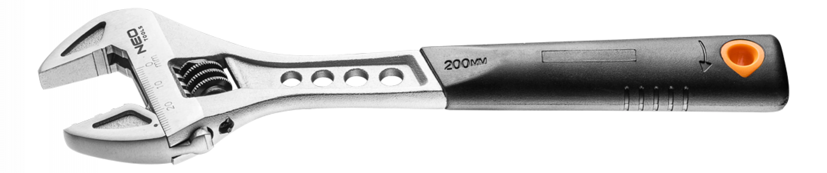 Klucz nastawny 200 mm, zakres 0-29 mm