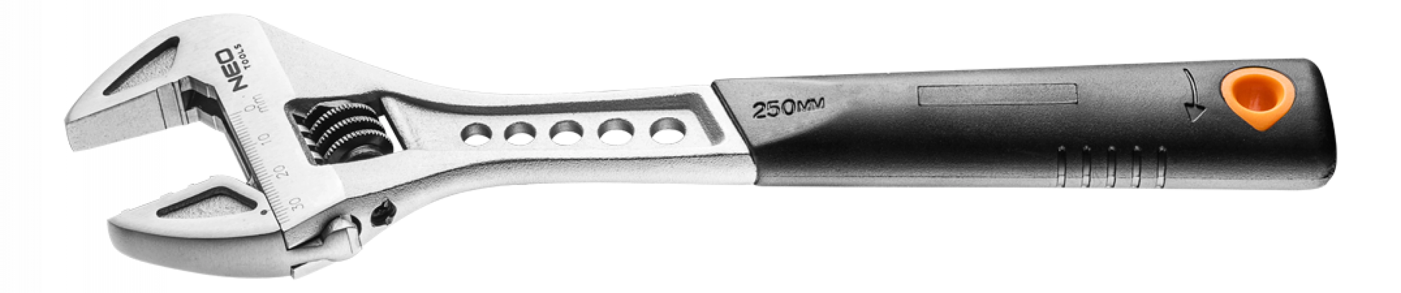 Klucz nastawny 250 mm, zakres 0-33 mm