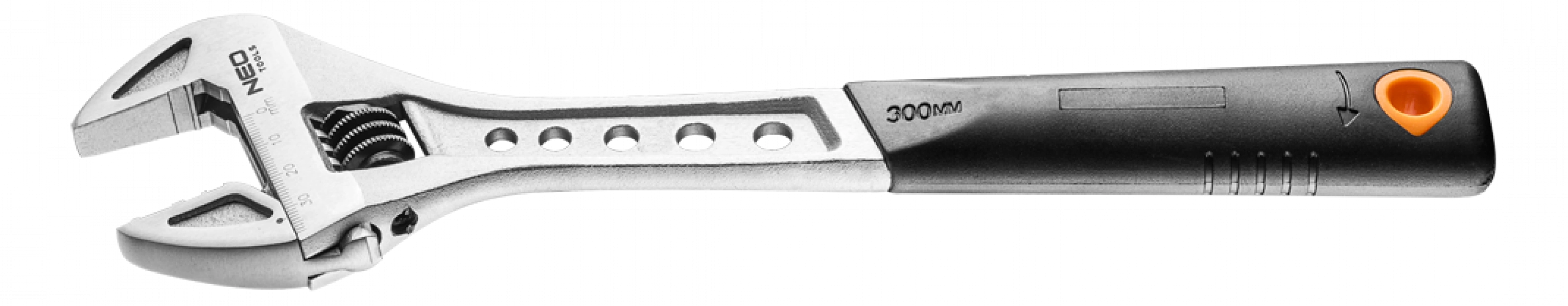 Klucz nastawny 300 mm, zakres 0-38 mm