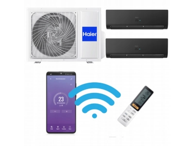 Klima MULTI SPLIT 2:1 Haier Black Matt 2,6kW WIFI