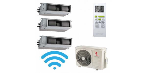 Klimatyzator kanałowy Rotenso 3:1 Nevo 2,6kW WiFi