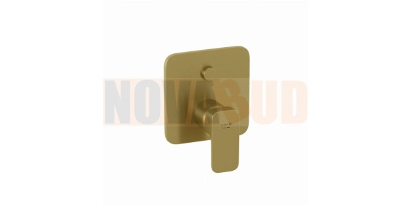 KLUDI-RENON bateria wannowo-natryskowa podtynkowa złoty szczotkowany 42759N075