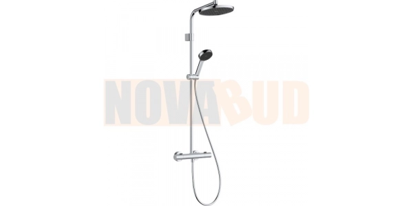 Hansgrohe Activera S Komplet prysznicowy 240 1jet EcoSmart+ z termostatem Ecostat Fine Varia chrom 28083000