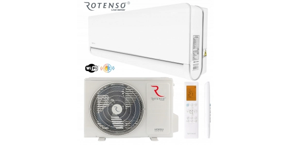 KLIMATYZATOR ROTENSO Klimatyzacja VERSU Pure A+++ Jonizator Wi-Fi 3.5kW